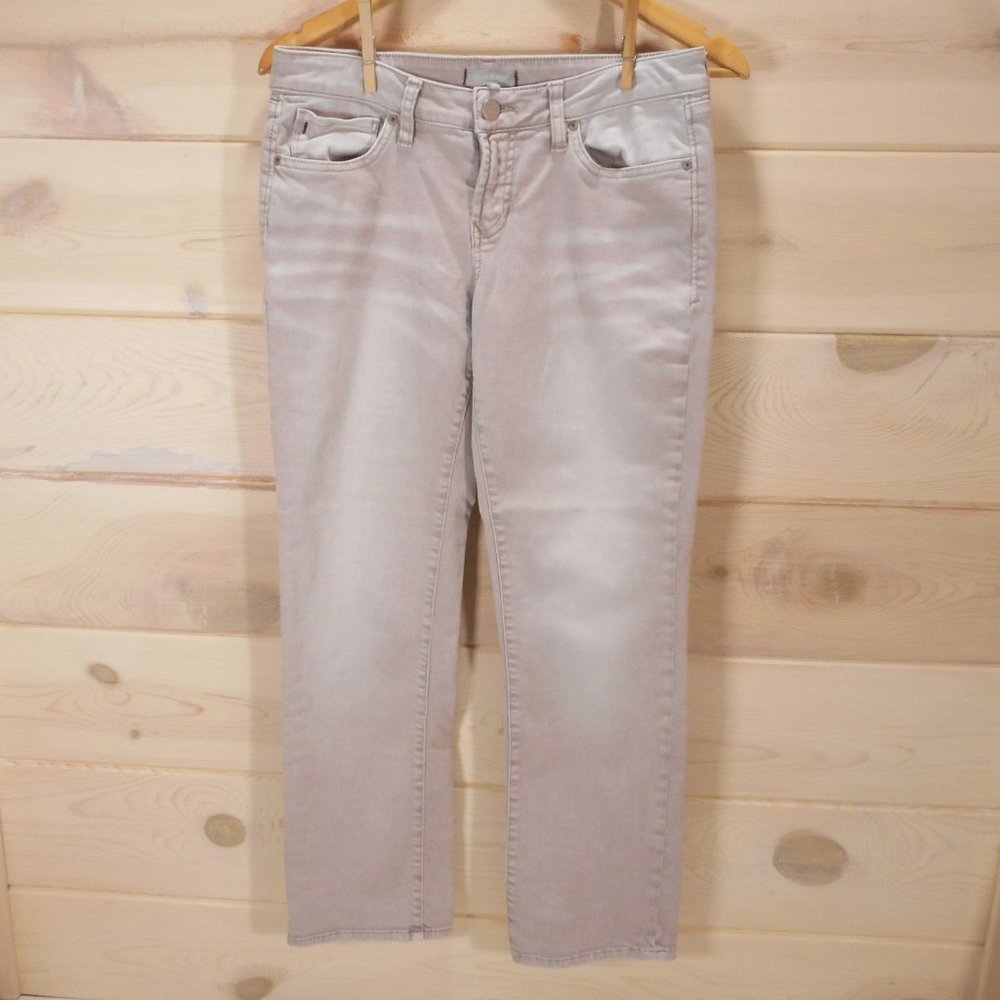 Dear John Light Taupe Cropped Ankle Pants